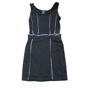 Wearever 2 Piece Tank Top And Skirt Womens‎ Medium Black Sleeveless Athletic